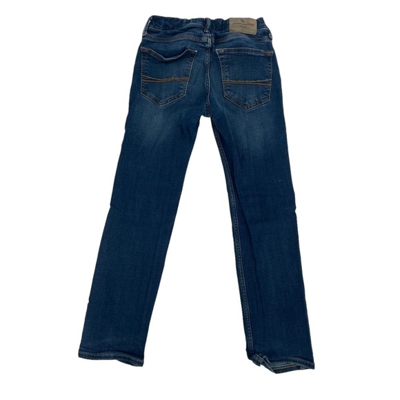 Abercrombie Straight Leg Adjustable Waist Jeans Size 9/10 Kids - Picture 3 of 6